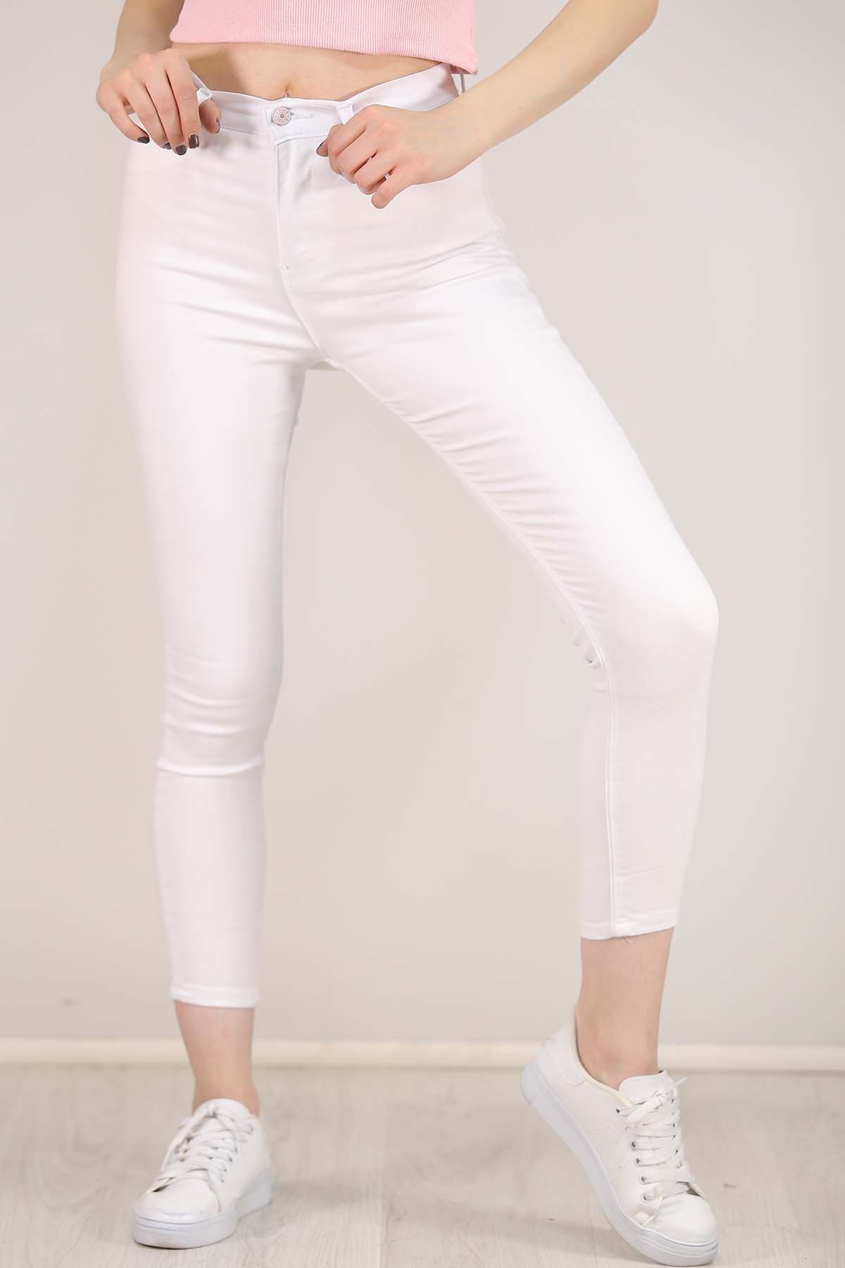 Cepli Dar Kot Pantolon Beyaz 5766.299. Haydigiy