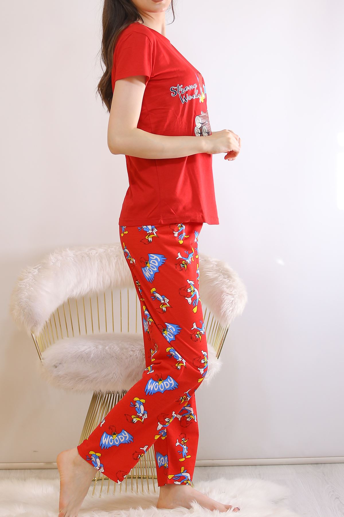 Pijama Takımı Kırmızı - 21913.1059.
