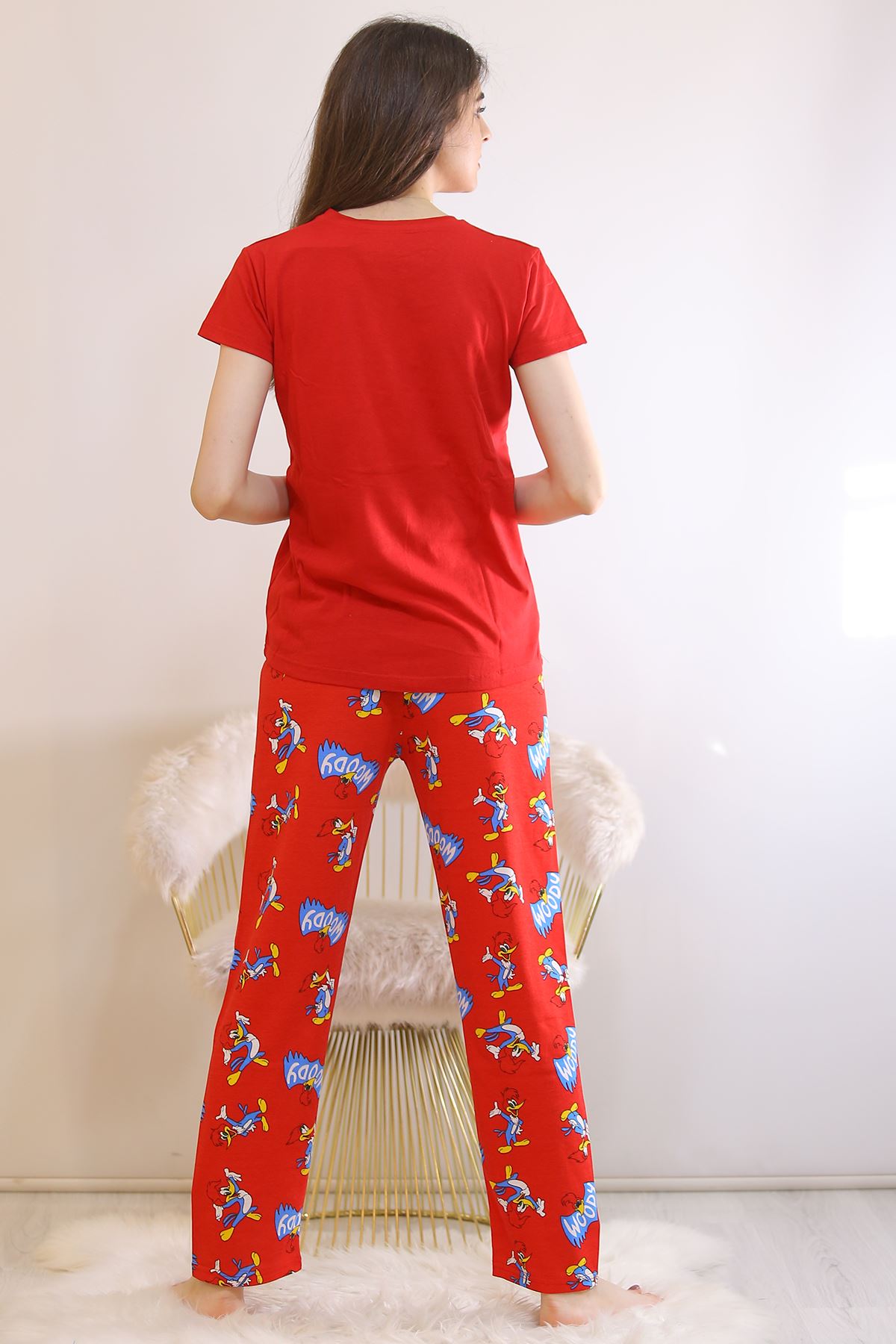 Pijama Takımı Kırmızı - 21913.1059.