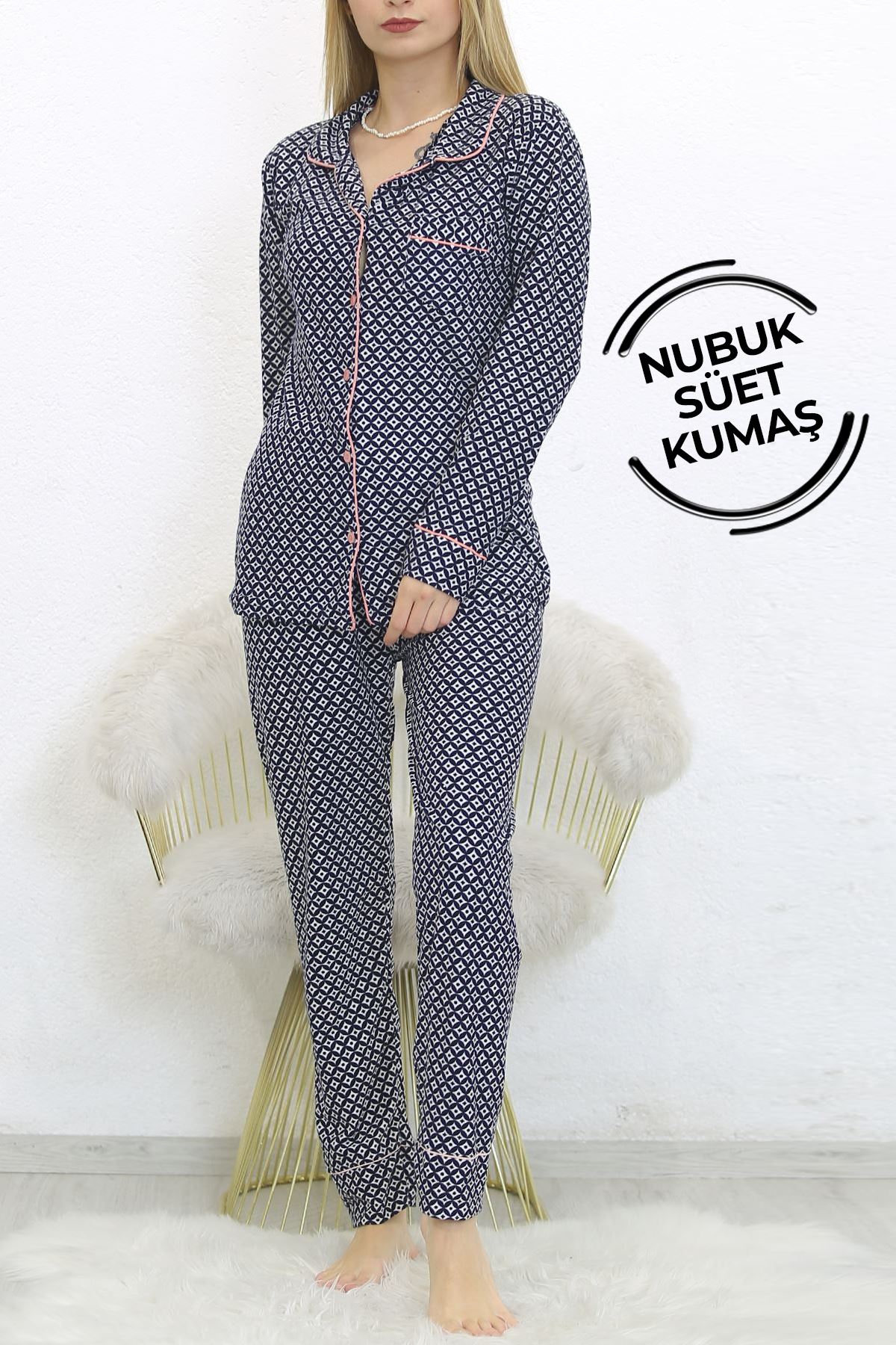 Nubuk Süet Pijama Takımı Lacipudra - 8529.1048.