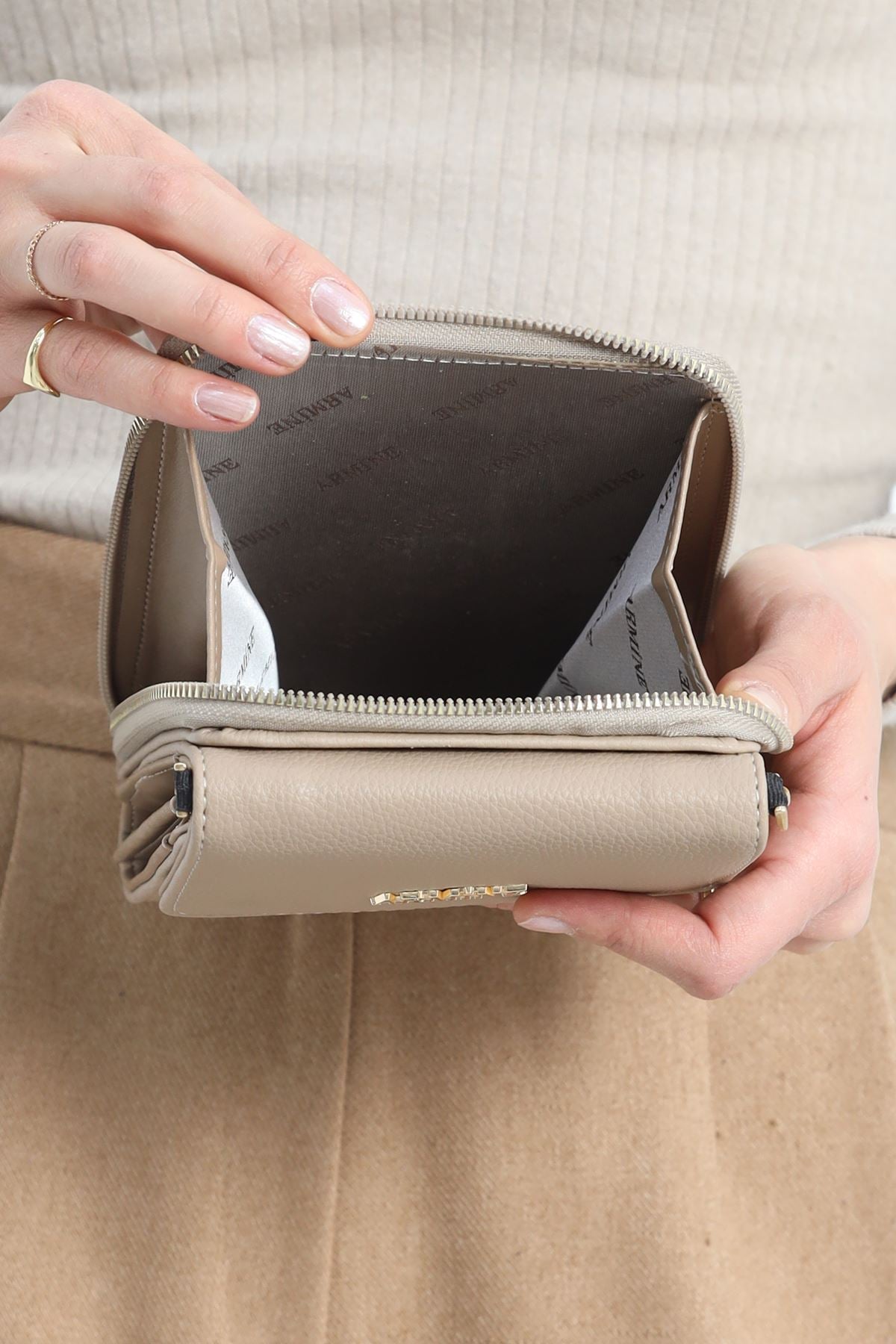 Orjinal Armine Kadın Çanta Vizon2 - 266.1853.