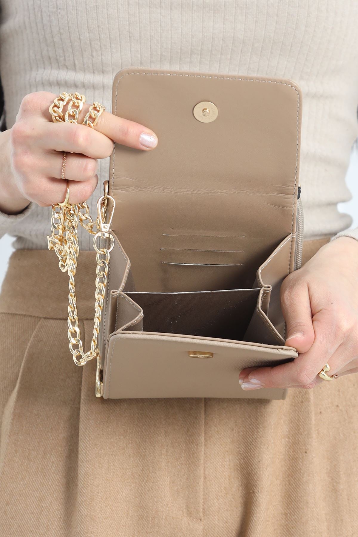 Orjinal Armine Kadın Çanta Vizon2 - 266.1853.