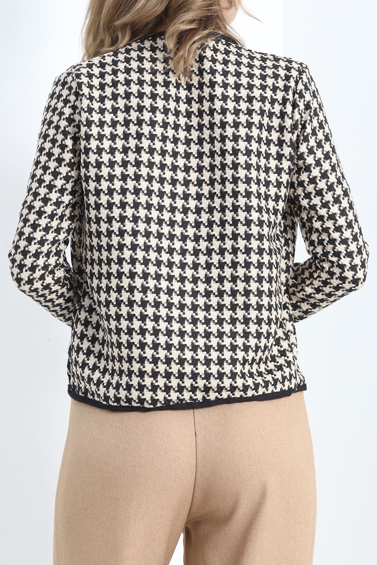 Kazayağı Hırka Bejsiyah - 30091.1874.