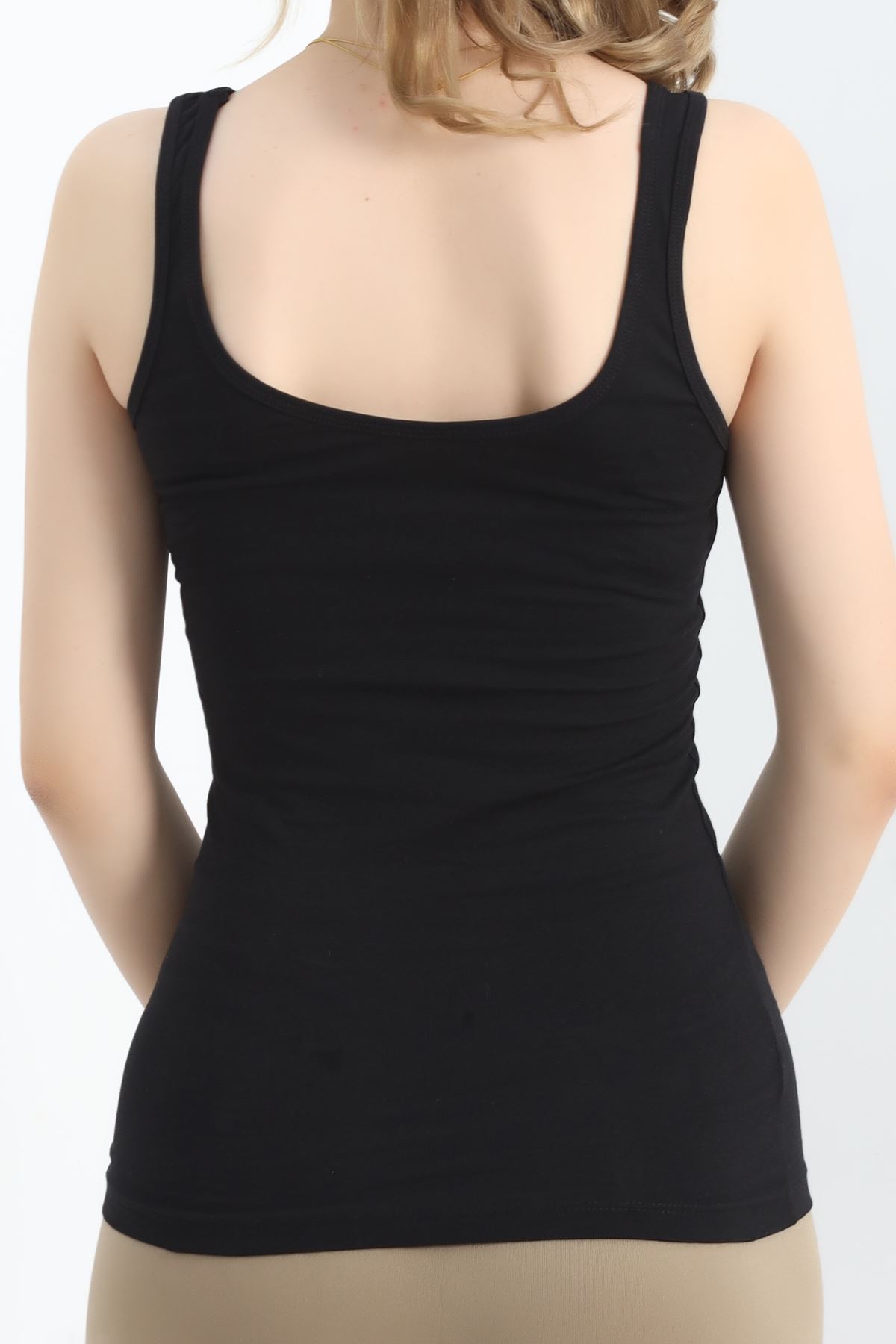 Kalın Askılı Atlet Siyah - 19057.200.