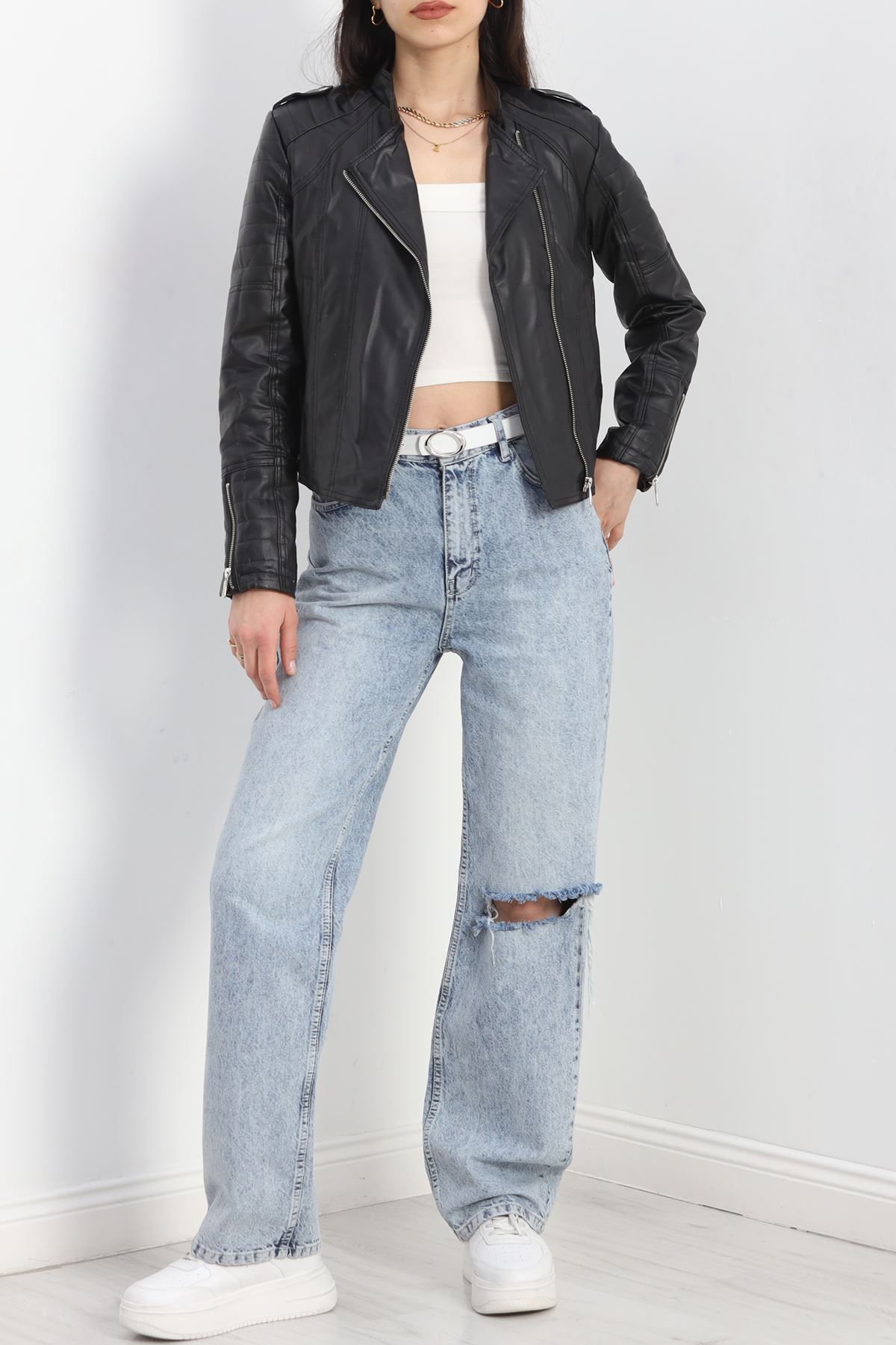 Deri Ceket Siyah - 1003.146.