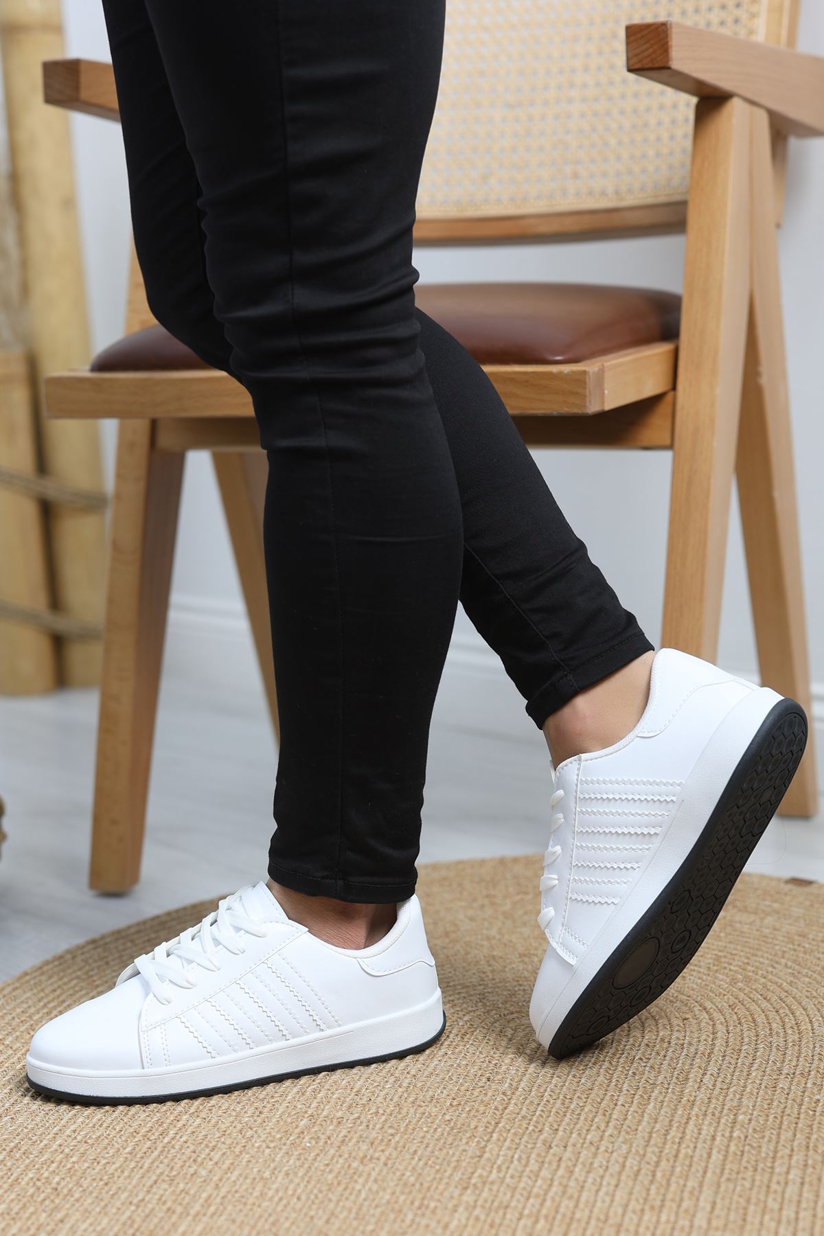 Erkek Günlük Ayakkabı Beyaz - 19325.264.