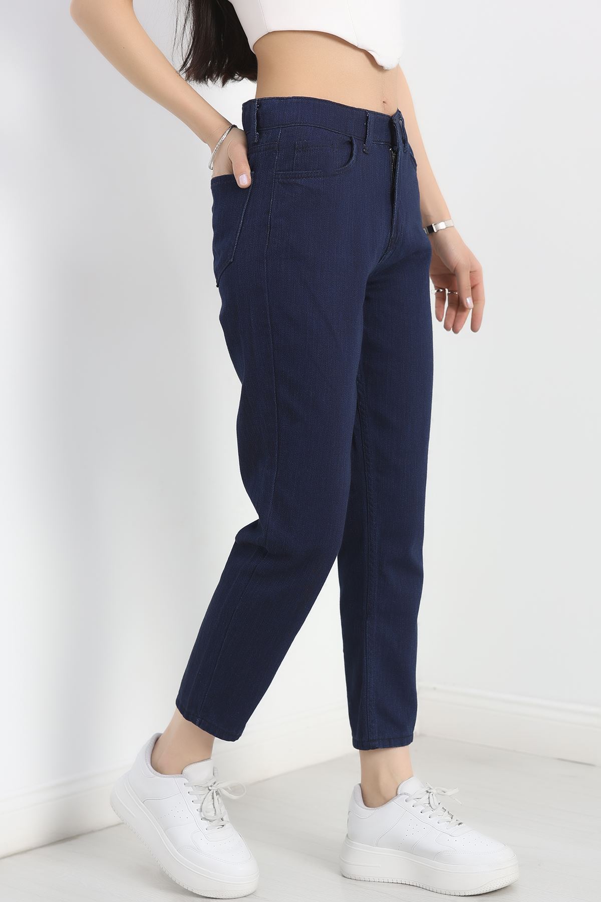 Mom Kot Pantolon Mavi - 40710.1778.