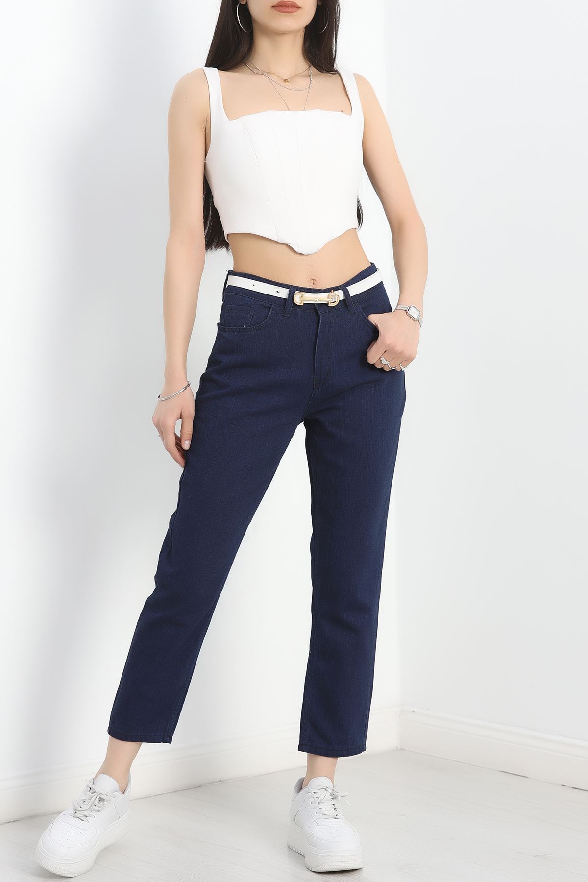 Mom Kot Pantolon Mavi - 40710.1778.