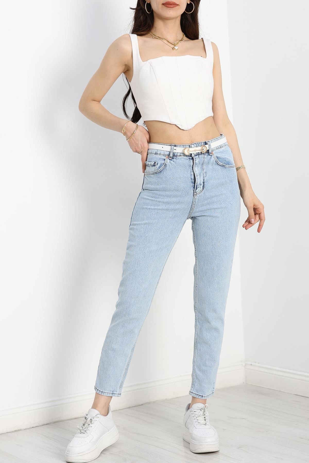 Mom Kot Pantolon Buzmavi - 40746.1431.