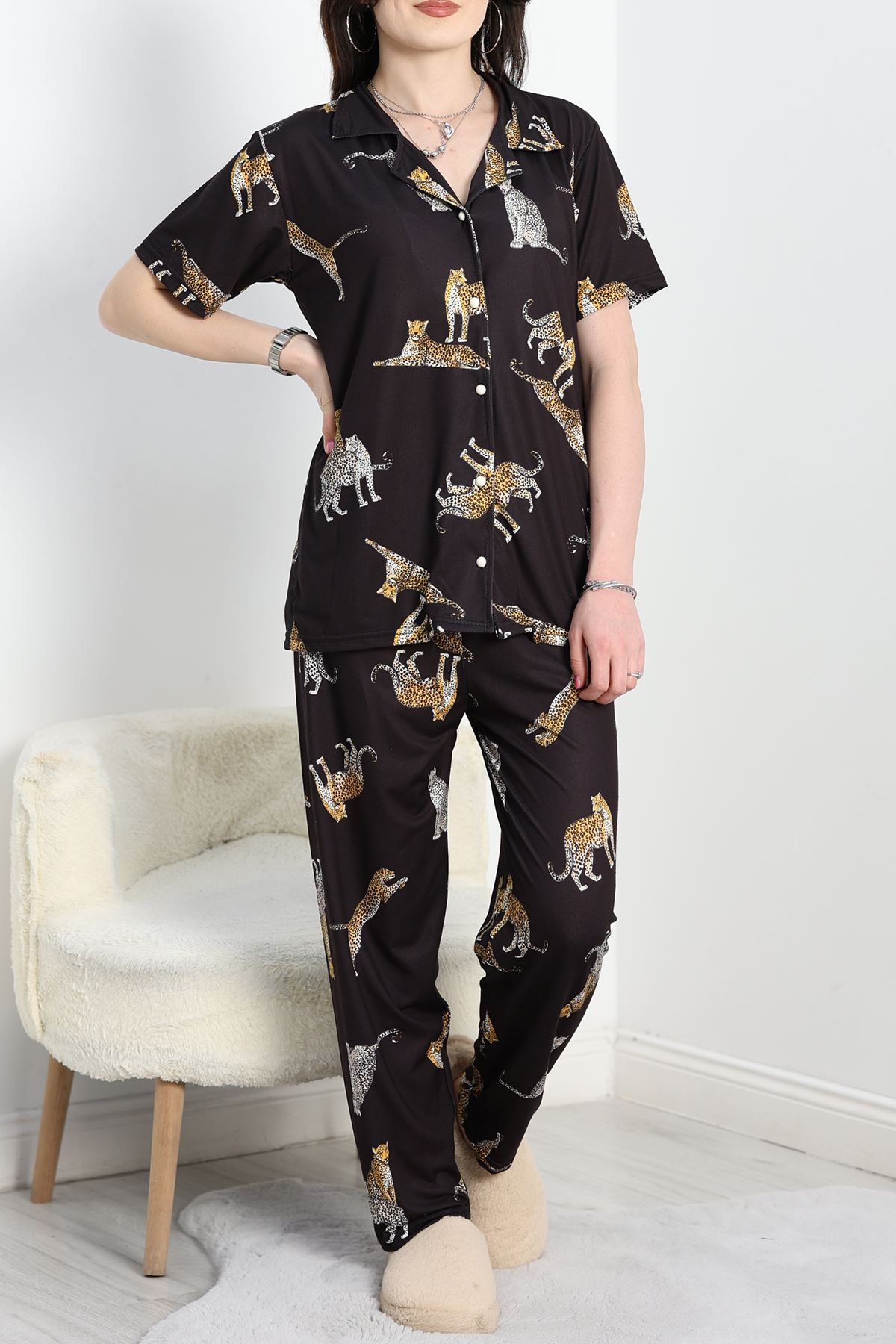 Yumoş Manşetli Pijama Alt 9319 main image 0
