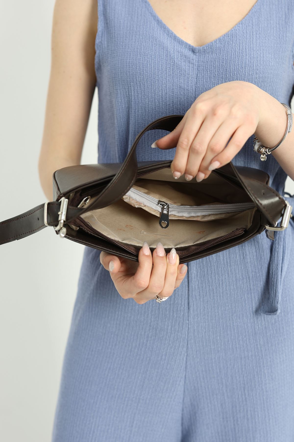 Baget Omuz Çanta Kahve - 3013.1853.