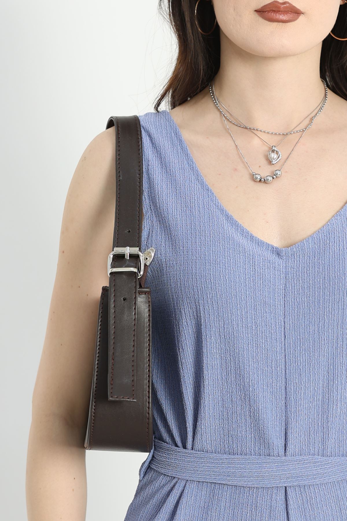 Baget Omuz Çanta Kahve - 3013.1853.