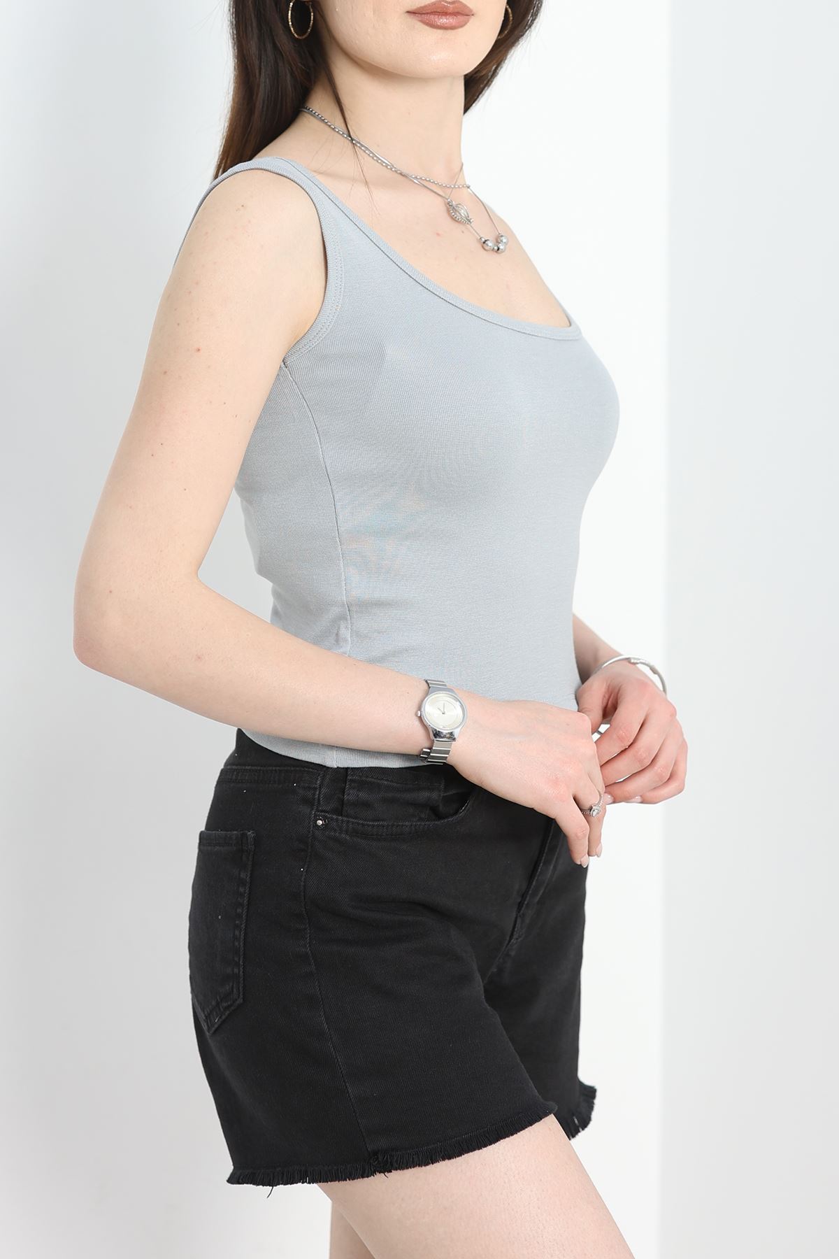 Kalın Askı Crop Atlet Dumangri - 40797.1723.