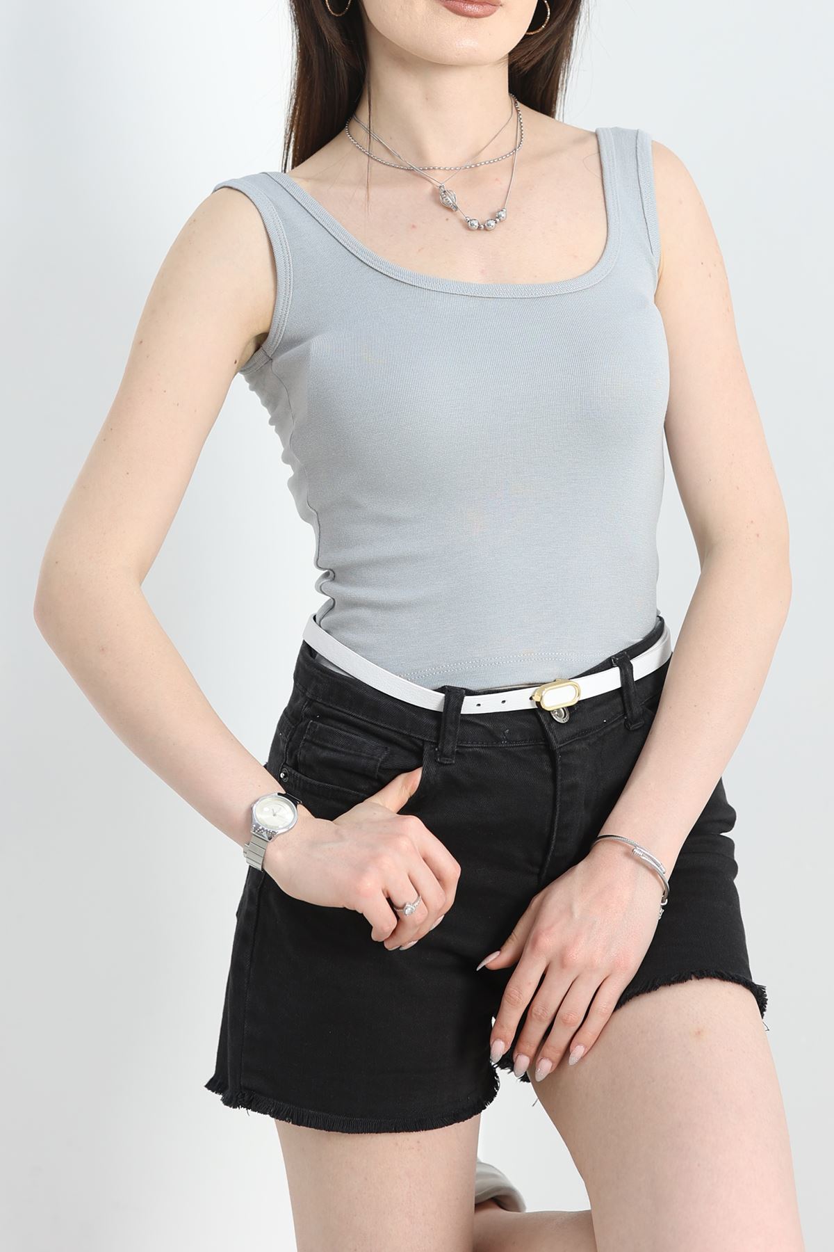 Kalın Askı Crop Atlet Dumangri - 40797.1723.