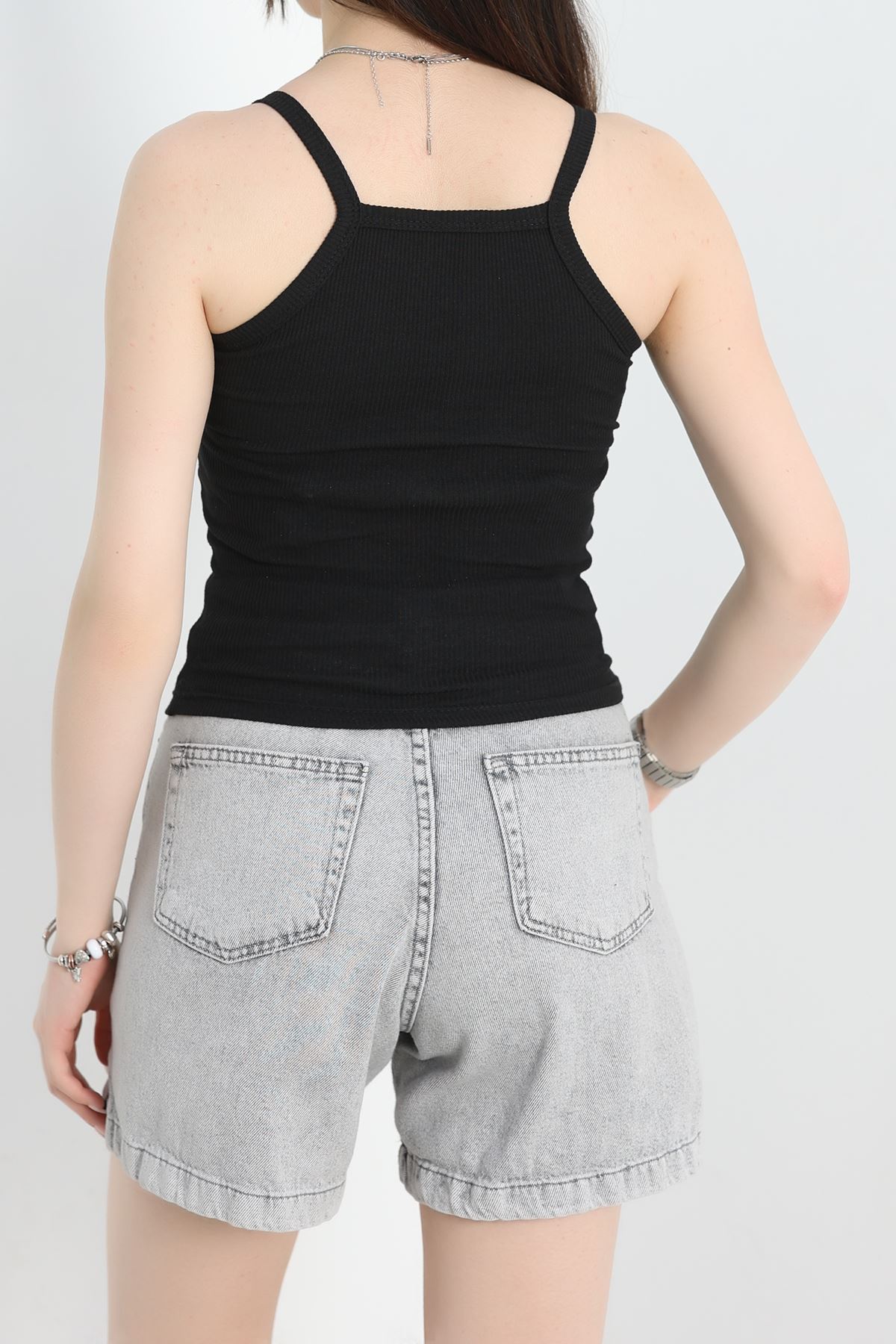 Baskılı Atlet Siyah - 70320.1092.