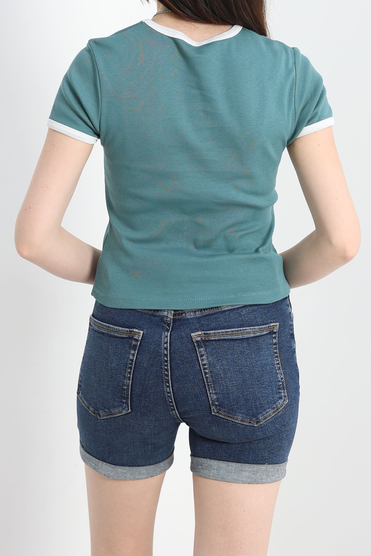 Baskılı Tişört Yeşil - 70327.336.