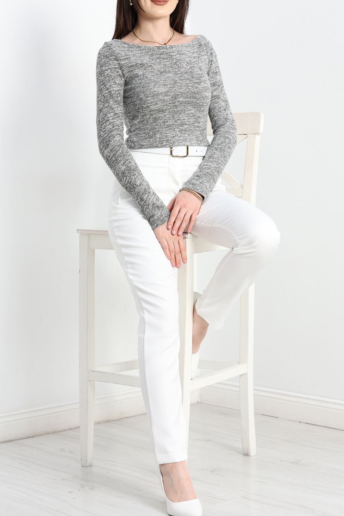 Geniş Yaka Bluz Grimelanj - 40473.1723.