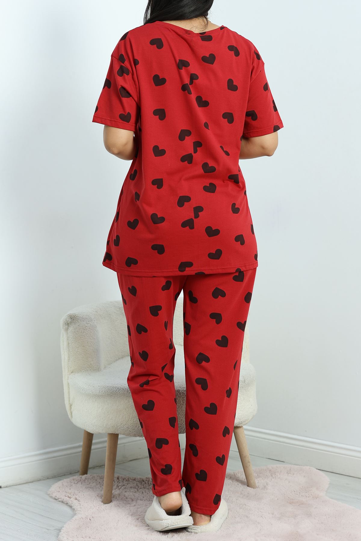 Büyük Beden Süprem Pijama Takımı Siyahkalp - 50524.1961.