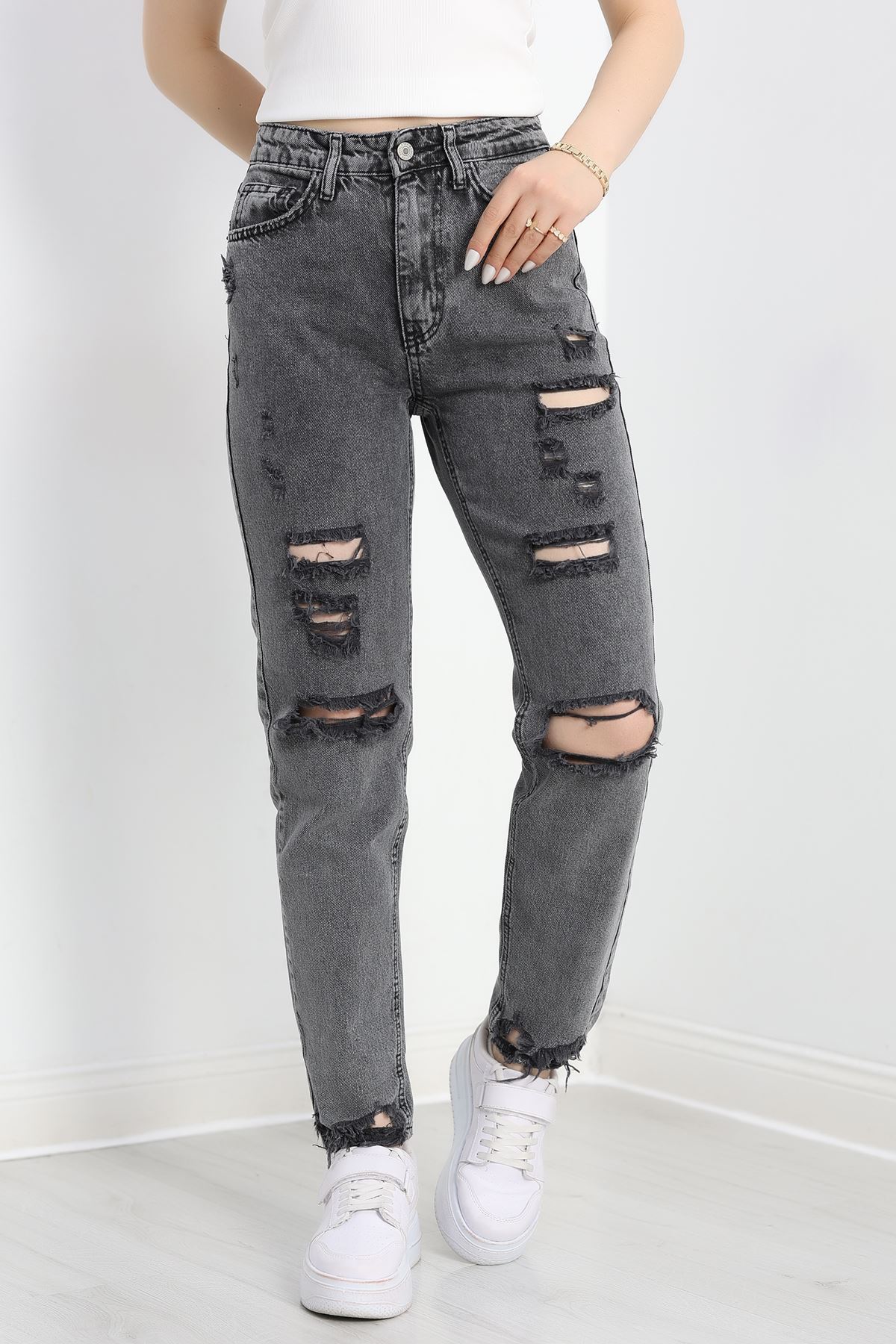 Boyfriend Kot Pantolon Füme - 30462.1966.