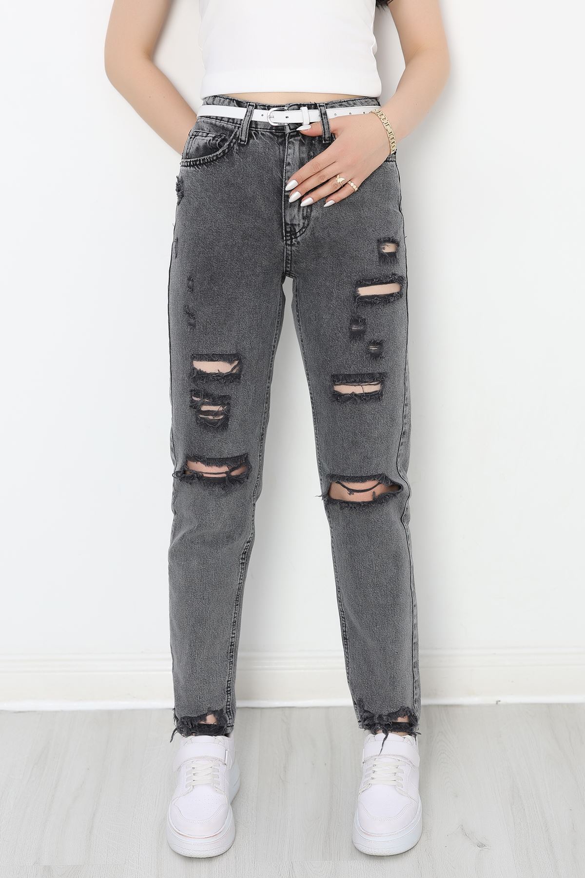 Boyfriend Kot Pantolon Füme - 30462.1966.