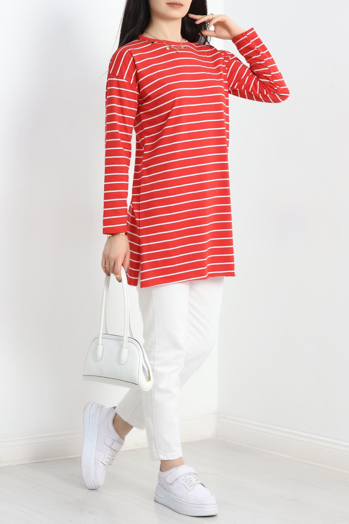 Çizgili Tunik Kırmızıçizgili - 41984.1567.
