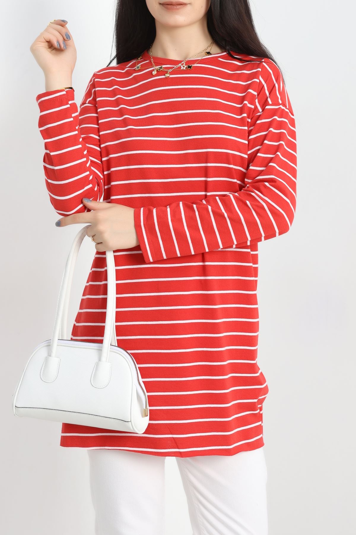 Çizgili Tunik Kırmızıçizgili - 41984.1567.