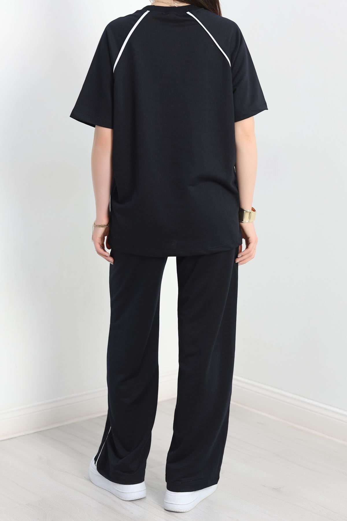 Nakış Detay Biyeli Eşofman Takımı Koyulaci - 50493.1005.