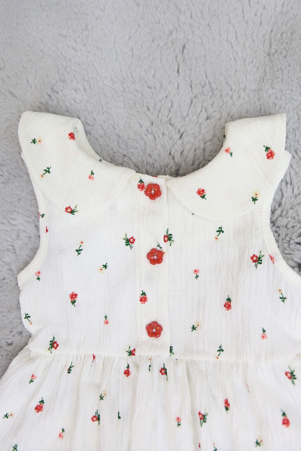 2-5 Yaş Kız Çocuk Bürümcük Takım Beyaz - 5254230.1576.