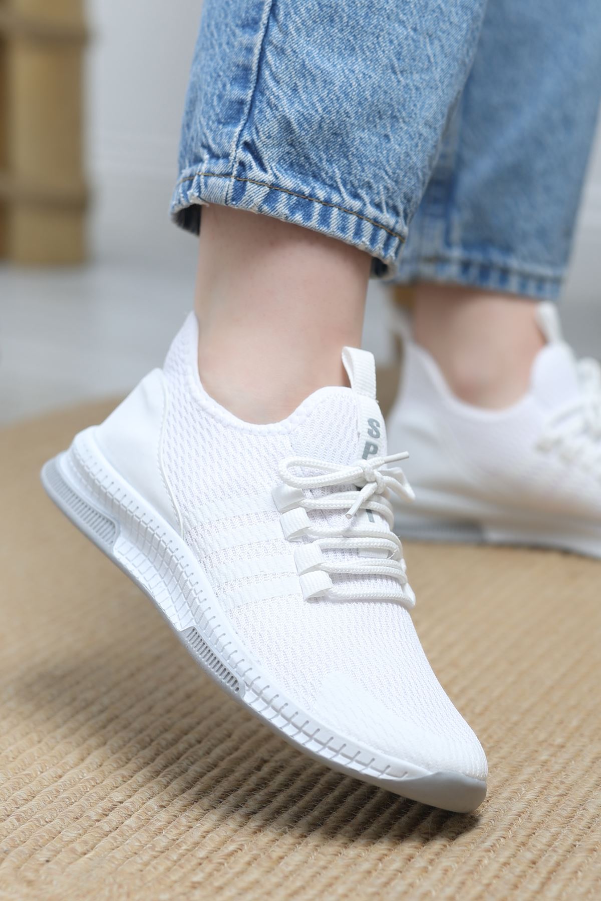 Günlük Spor Ayakkabı Beyazgri - 30672.1597.