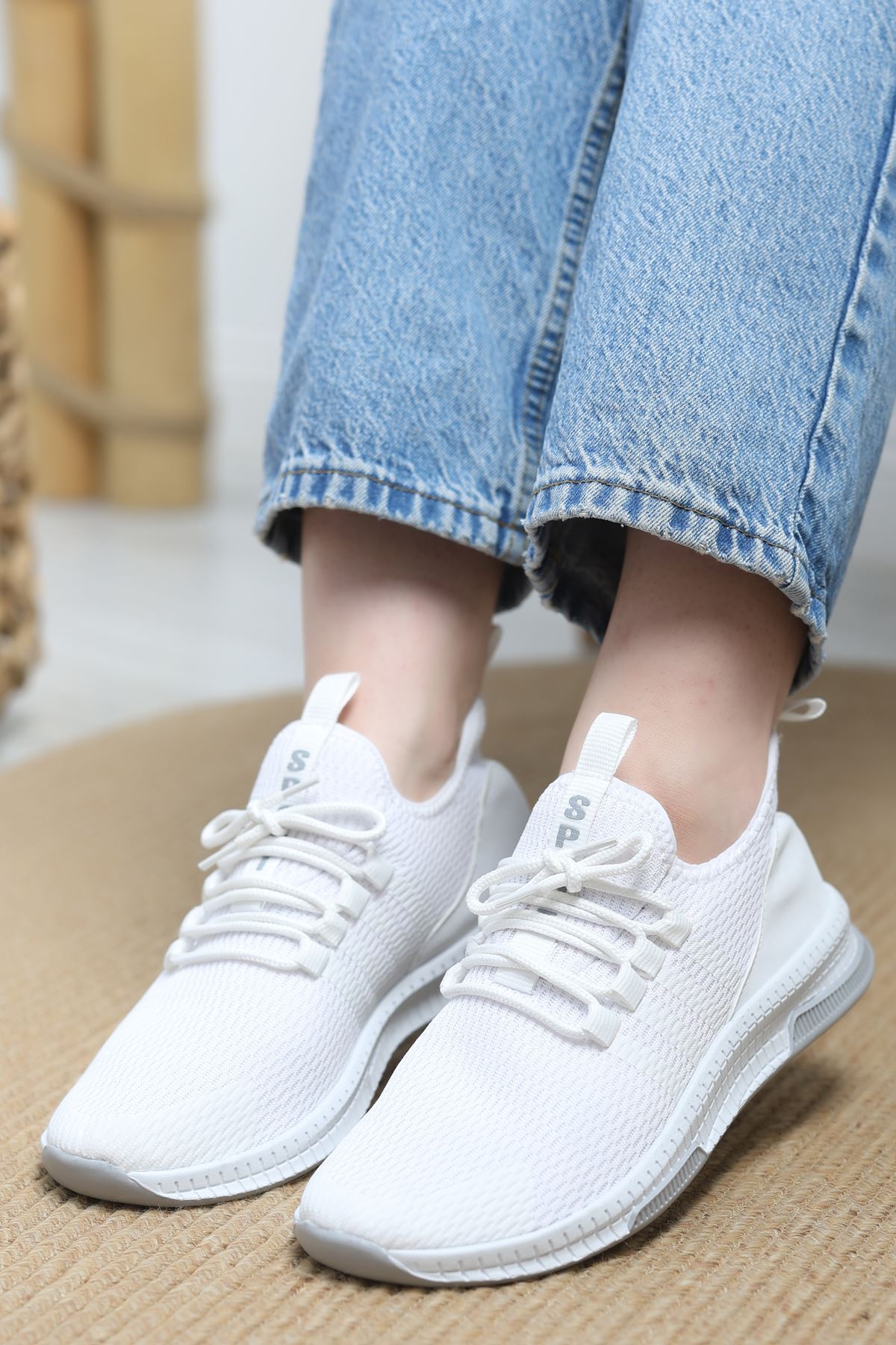 Günlük Spor Ayakkabı Beyazgri - 30672.1597.