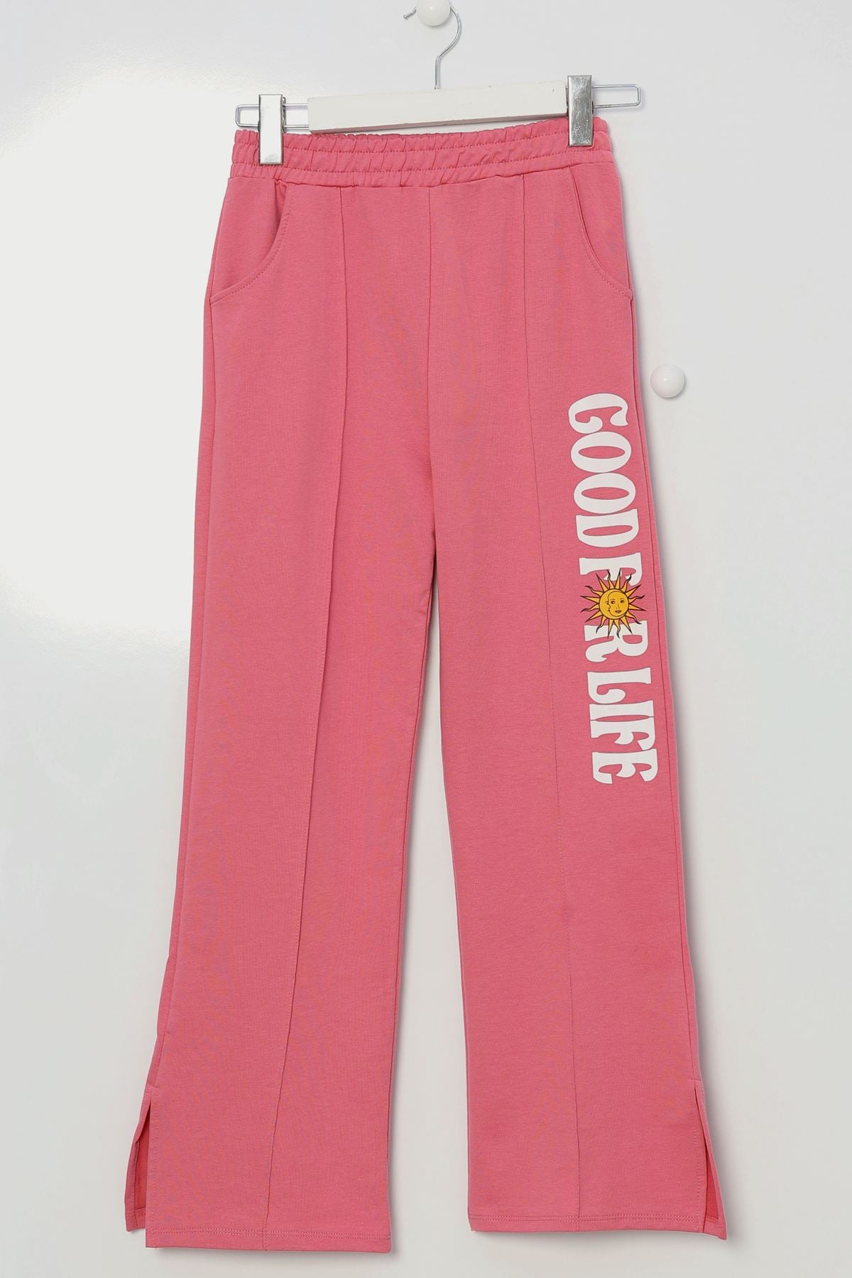 13-16 Yaş Çocuk Kompakt Eşofman Altı Pembe - 823552.1576.