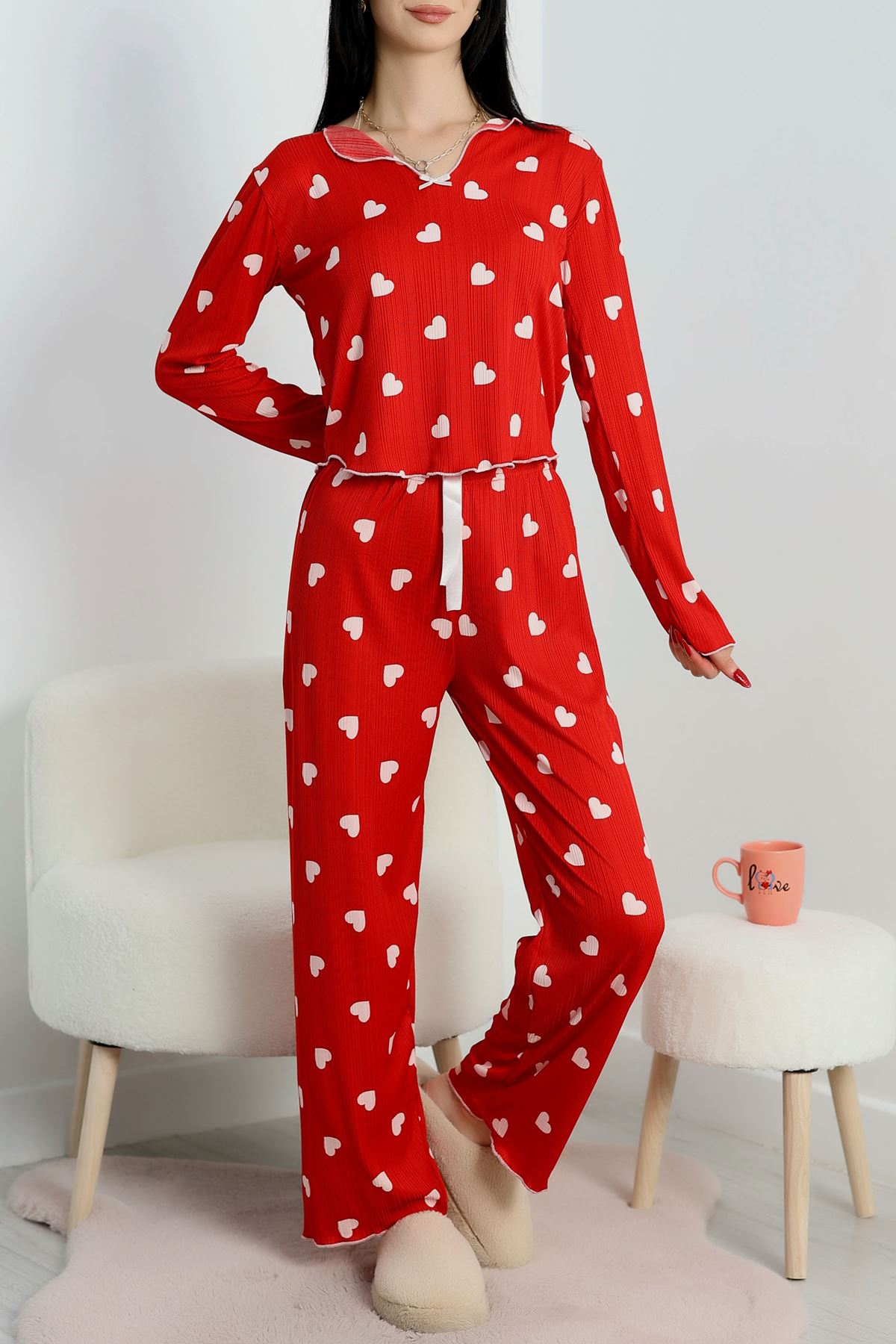 Baskılı Pegasus Uzun Kol Takım Beyazkalp - 182.1287.