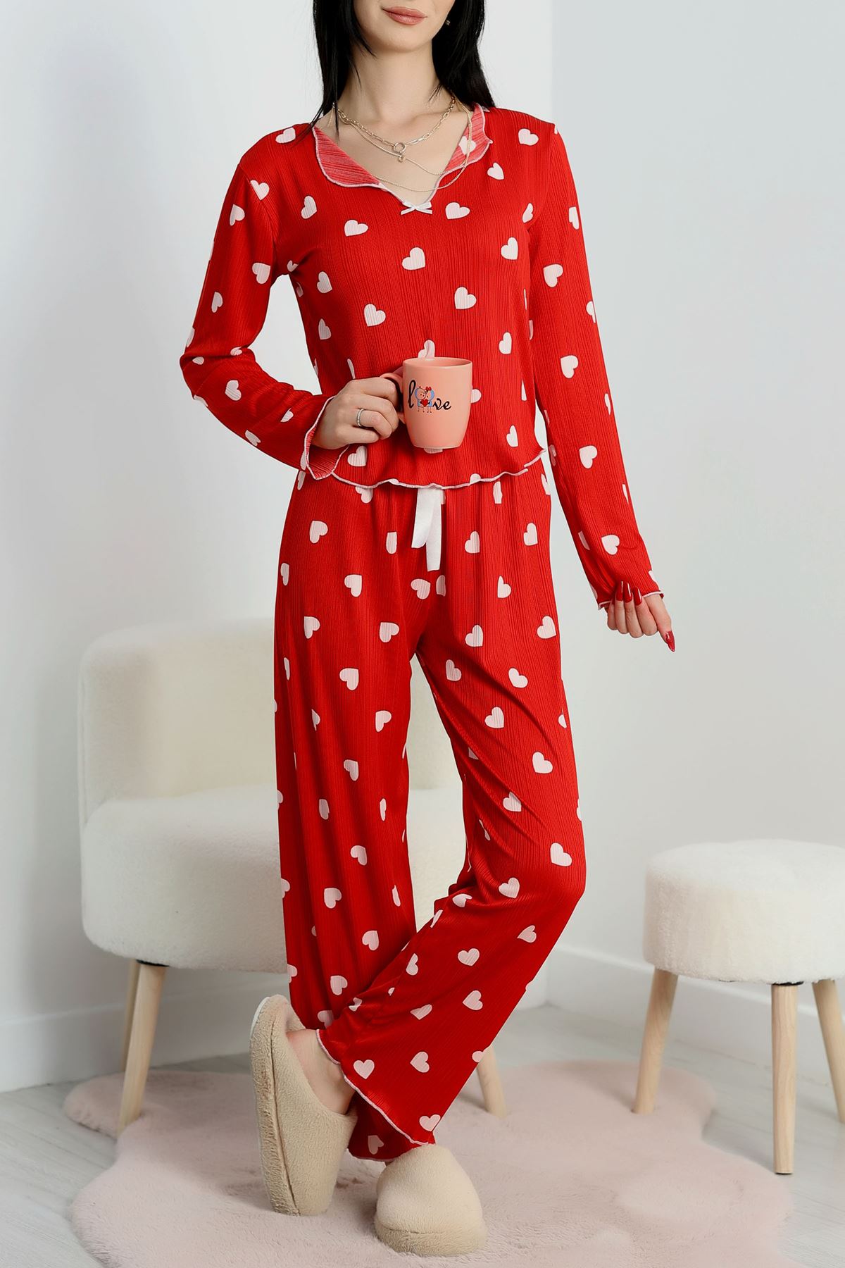 Baskılı Pegasus Uzun Kol Takım Beyazkalp - 182.1287.