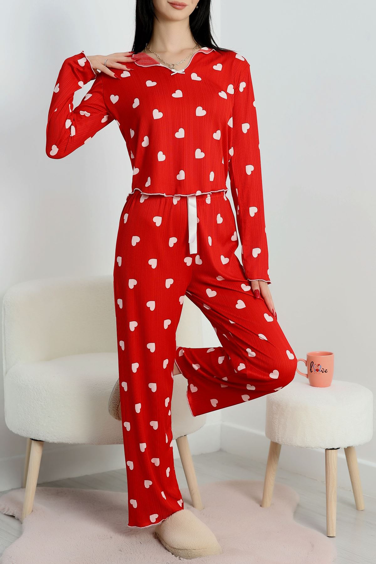 Baskılı Pegasus Uzun Kol Takım Beyazkalp - 182.1287.