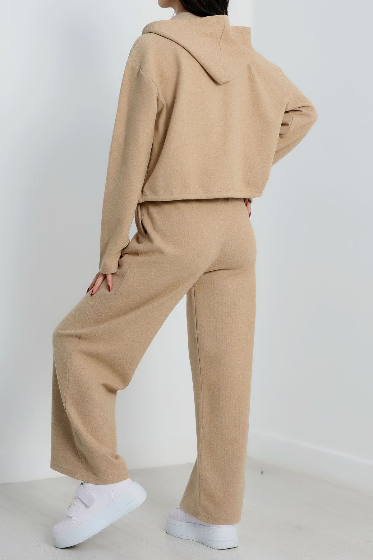 Selanik Kumaş İkili Takım Bej - 31342.1872.