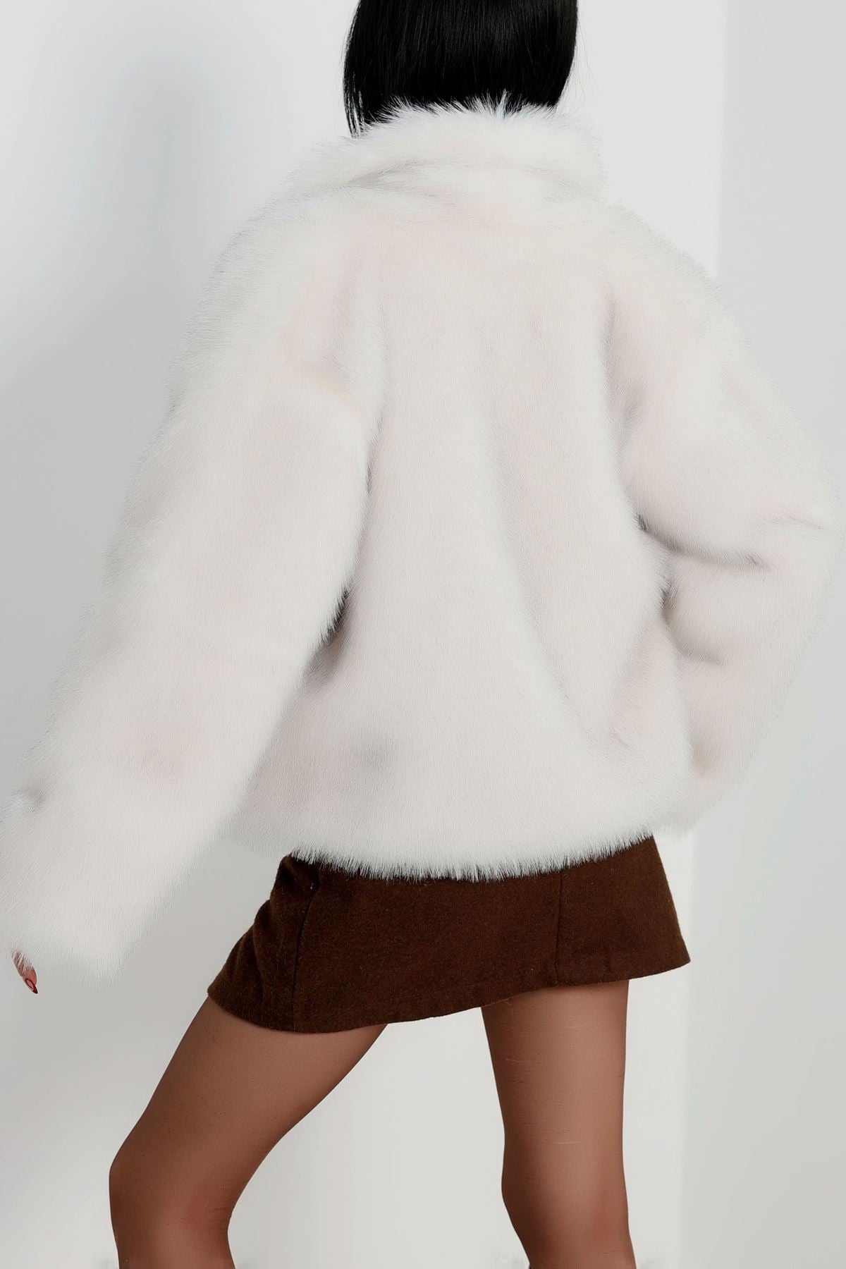 Kürklü Mont Ekru - 1124.1247.