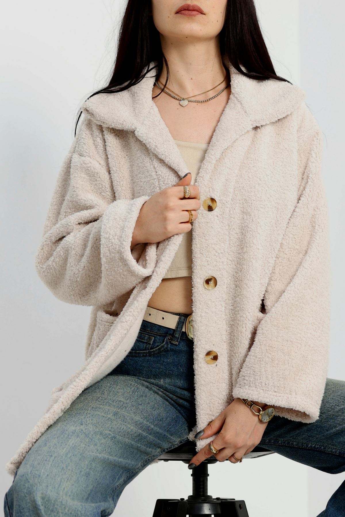 Welsoft Ceket Taş - 53545.701.