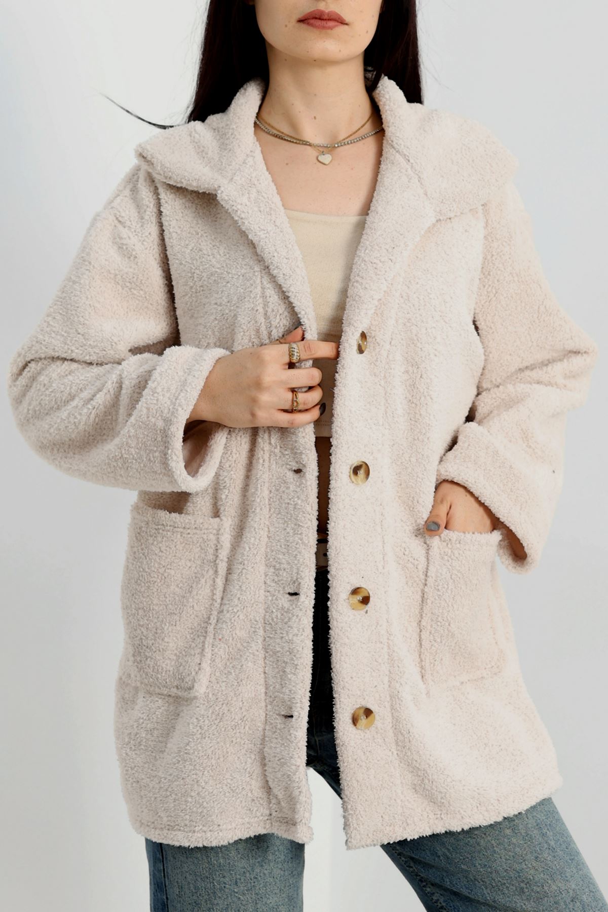 Welsoft Ceket Taş - 53545.701.