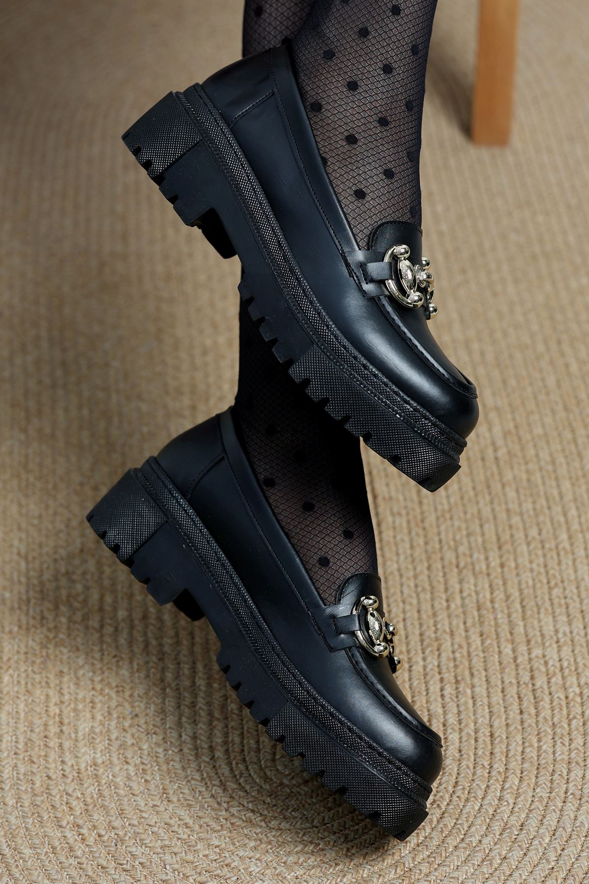 Loafer Günlük Ayakkabı Siyahgold - 31403.264.
