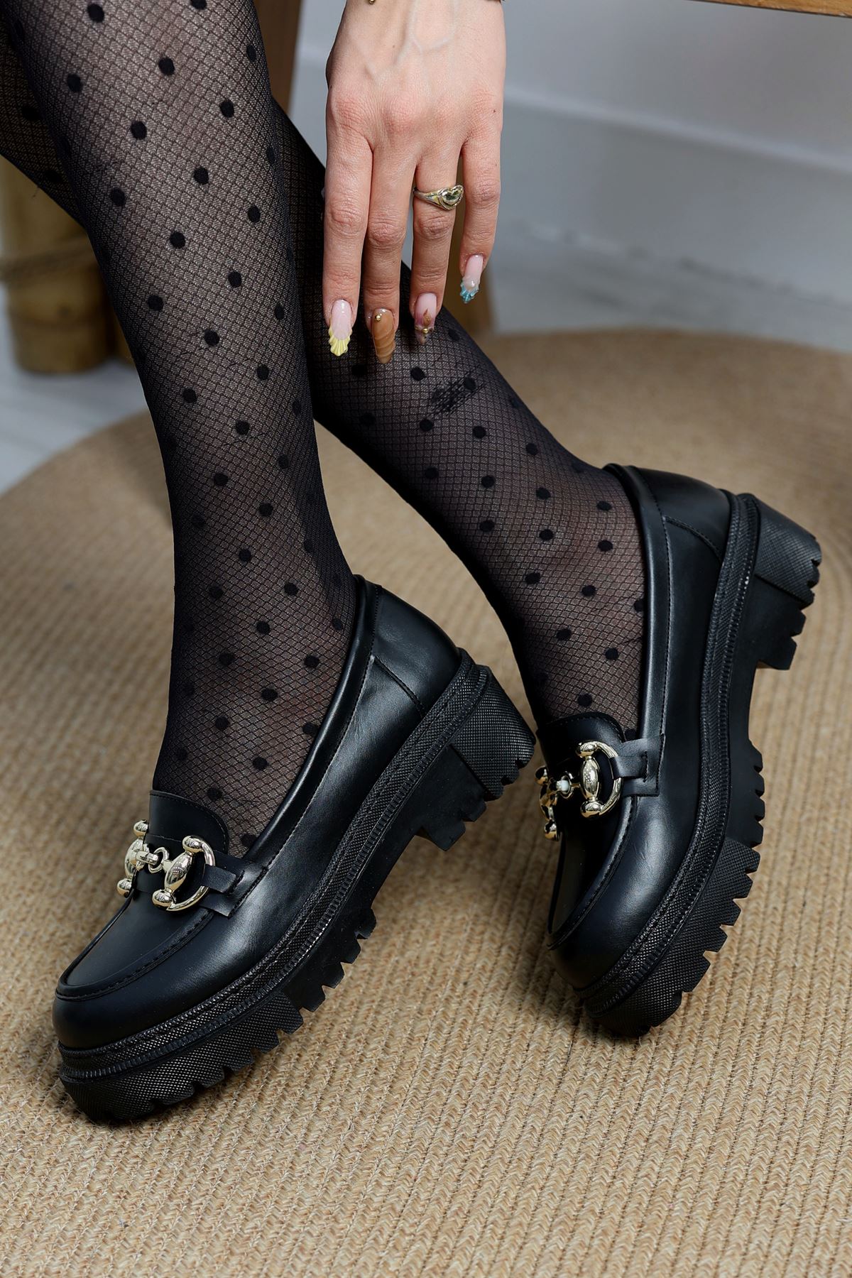 Loafer Günlük Ayakkabı Siyahgold - 31403.264.