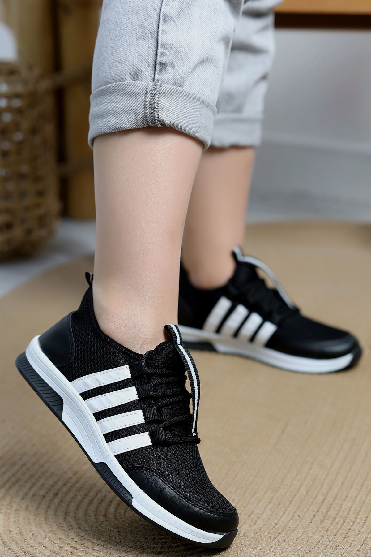 Günlük Spor Ayakkabı Siyahbeyaz - 30305.264.
