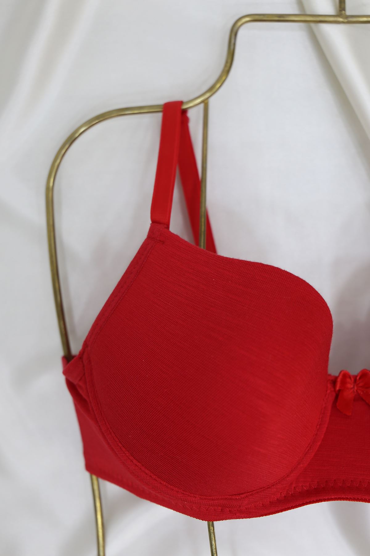 Sütyen Takım Flamlı Boş Kırmızı - 2500-B.1783.