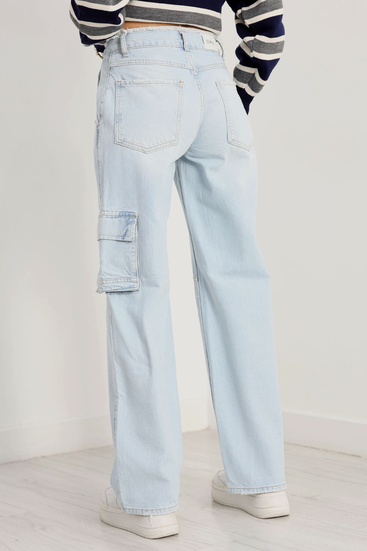 Kargo Cepli Palazzo Kot Pantolon Buzasit - 30741.1966.