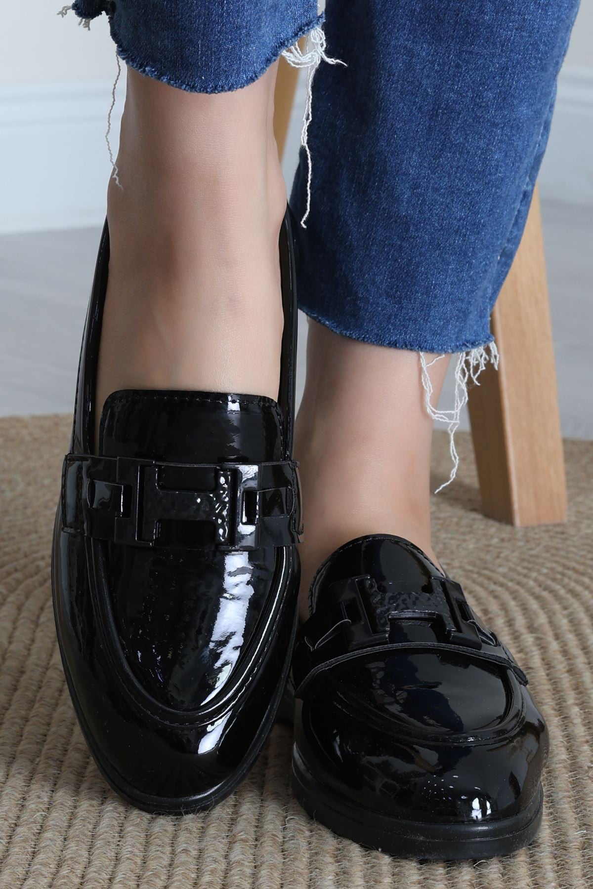 Loafer Günlük Ayakkabı Siyahrugan - 18000.1846.