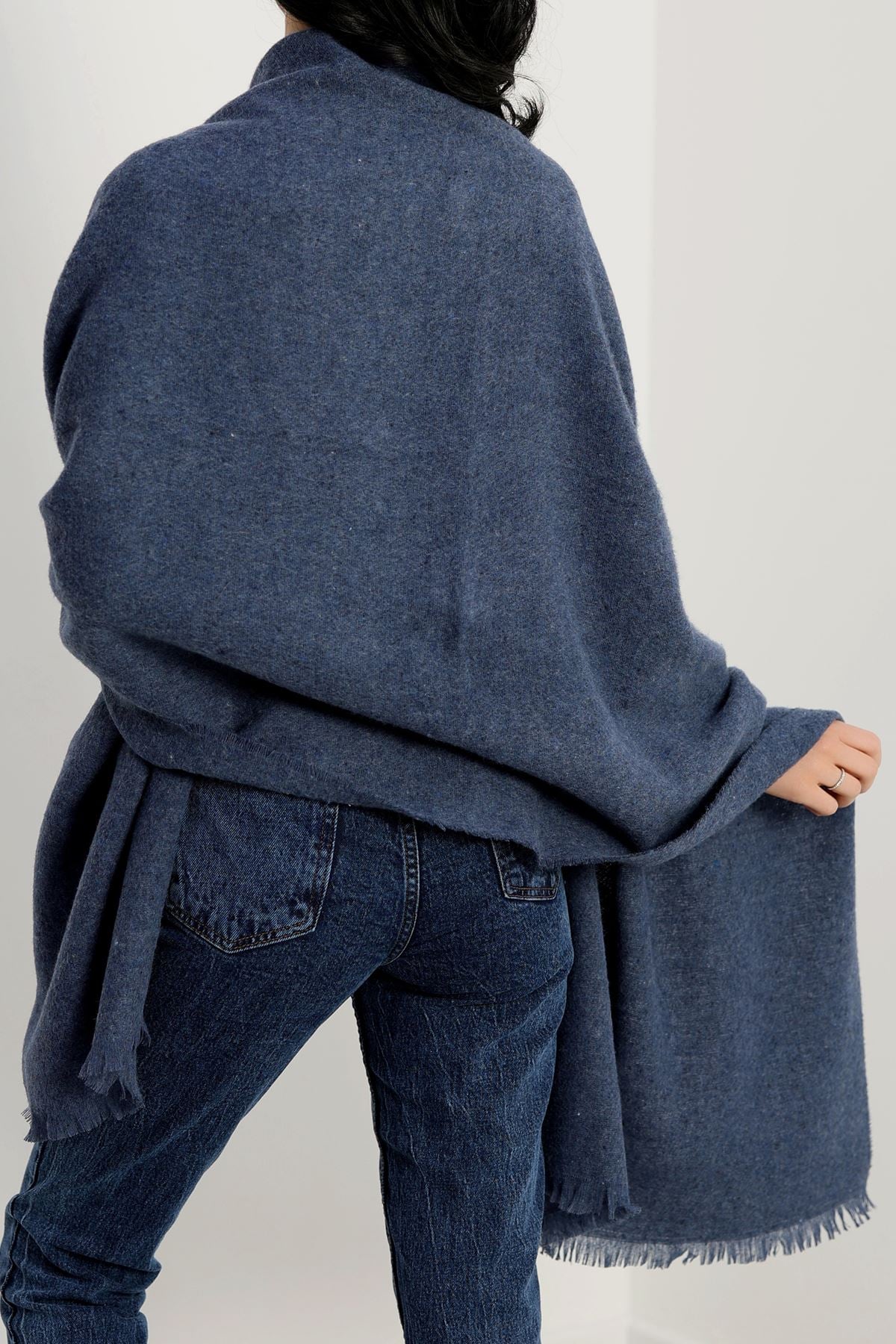 Zra Model Düz Şal İndigo - 70492.1736.