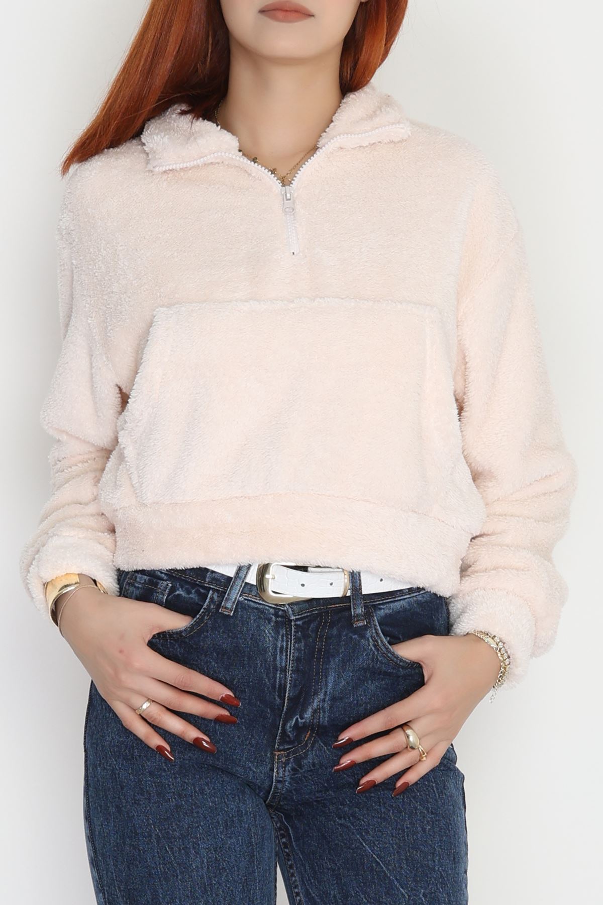 Peluş Sweat Açıksomon - 31256.1872.