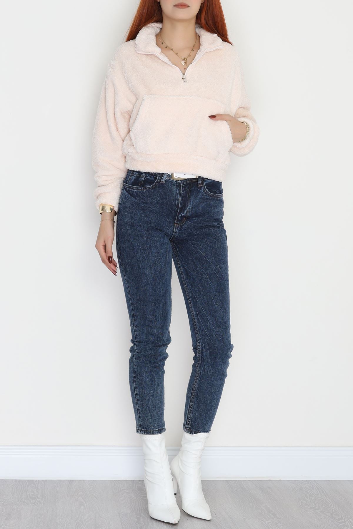 Peluş Sweat Açıksomon - 31256.1872.