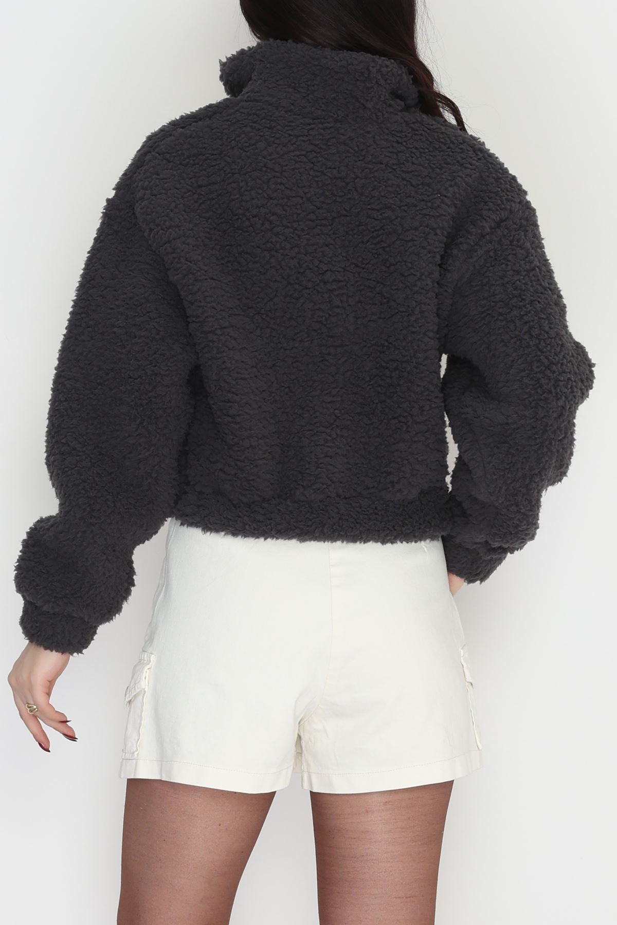 Peluş Sweat Antrasit - 31256.1872.