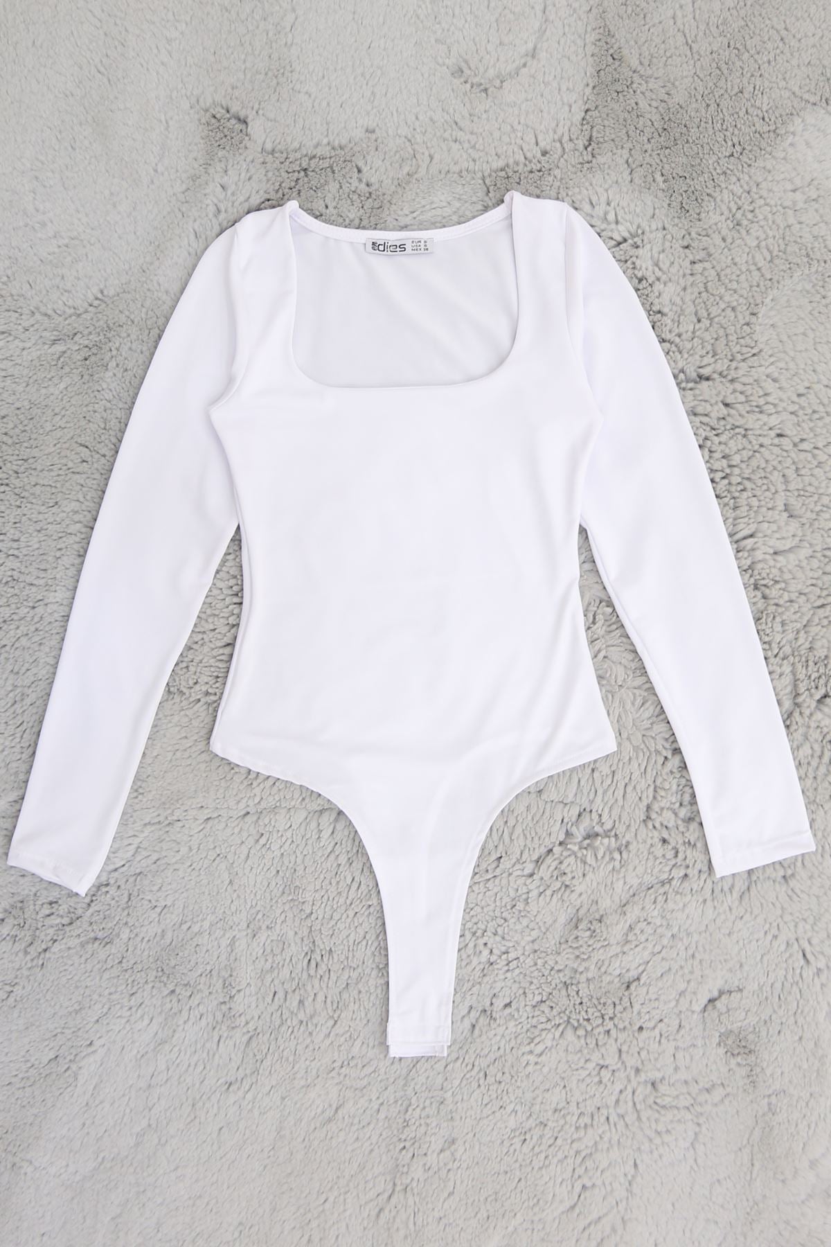 Önü Çift Kat Çıtçıtlı Body Beyaz - 21940.200.