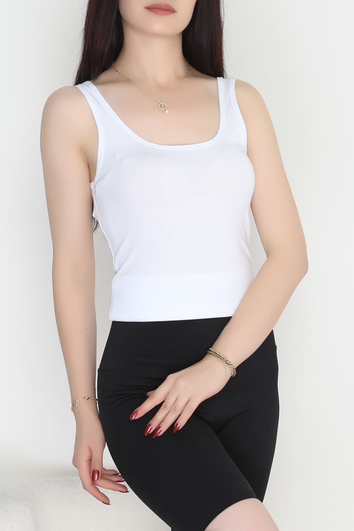 Kalın Askılı Atlet Beyaz - 19057.200.